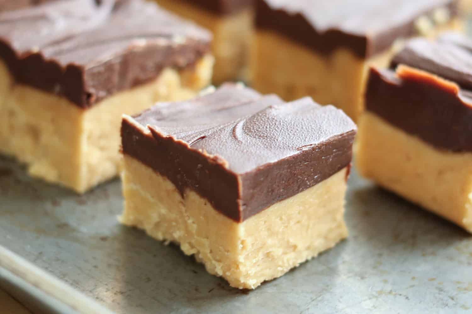 Easy Buckeye Fudge: Quick No-Bake Peanut Butter Chocolate Delight